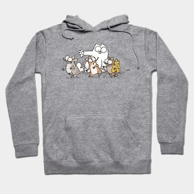 Simons Cat And The Mouse Funny Trending Hoodie by devanpm